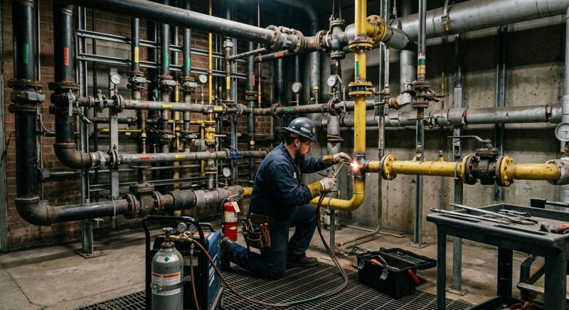 Commercial Gas Installation in Fredericksburg, VA