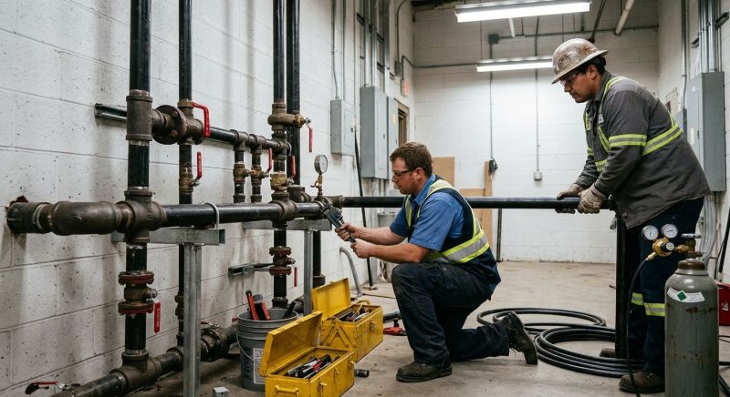 Commercial Gas Installation in Fredericksburg, VA