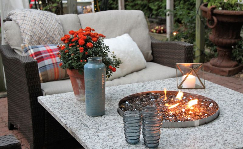 Outdoor Fire Pit Setup