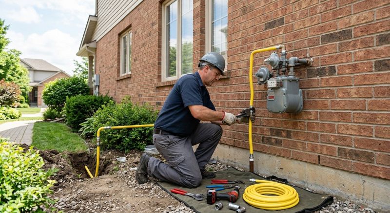 Gas Line Installation in Fredericksburg, VA