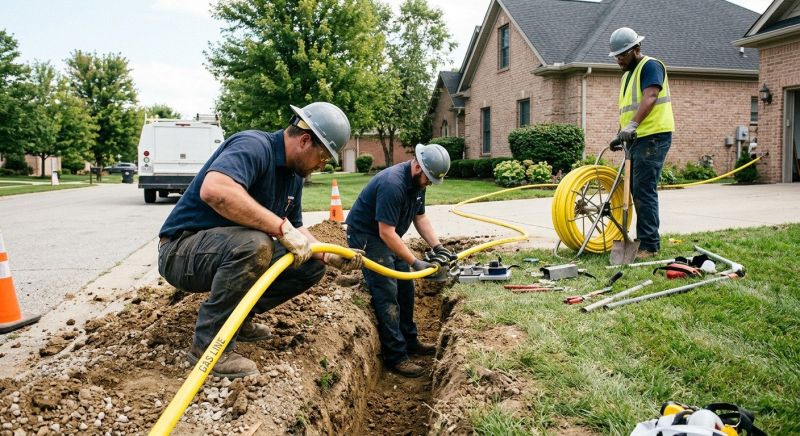 Gas Line Moving Service in Fredericksburg, VA