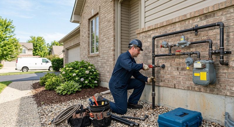 Gas Line Relocation in Fredericksburg, VA