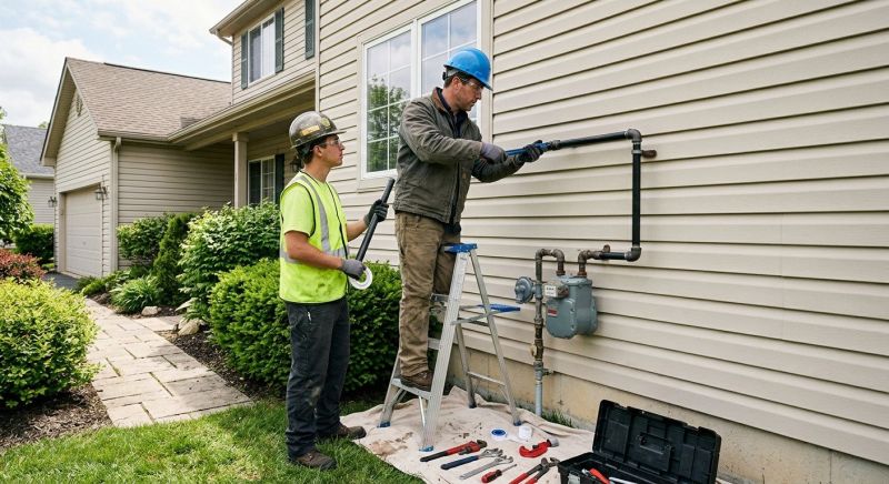 Gas Line Relocation in Annapolis, MD