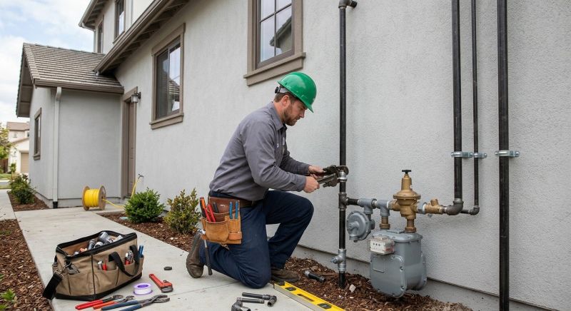 Residential Gas Piping in Fredericksburg, VA
